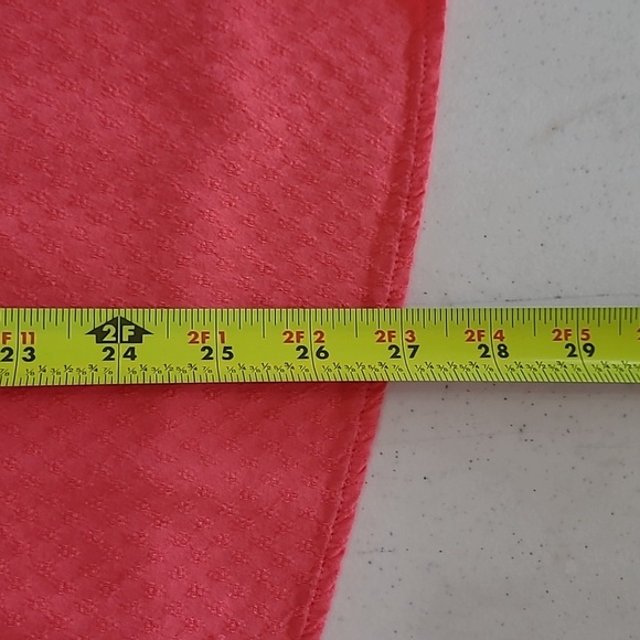 Crown & Ivy Coral V-neck Textured Blouse size 3X - Picture 7 of 7